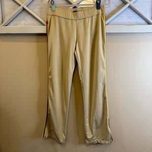 VINTAGE Jordan Womens TRACK Pants Large/Medium‎ Tan, Red, Green, Yellow Dri-Fit